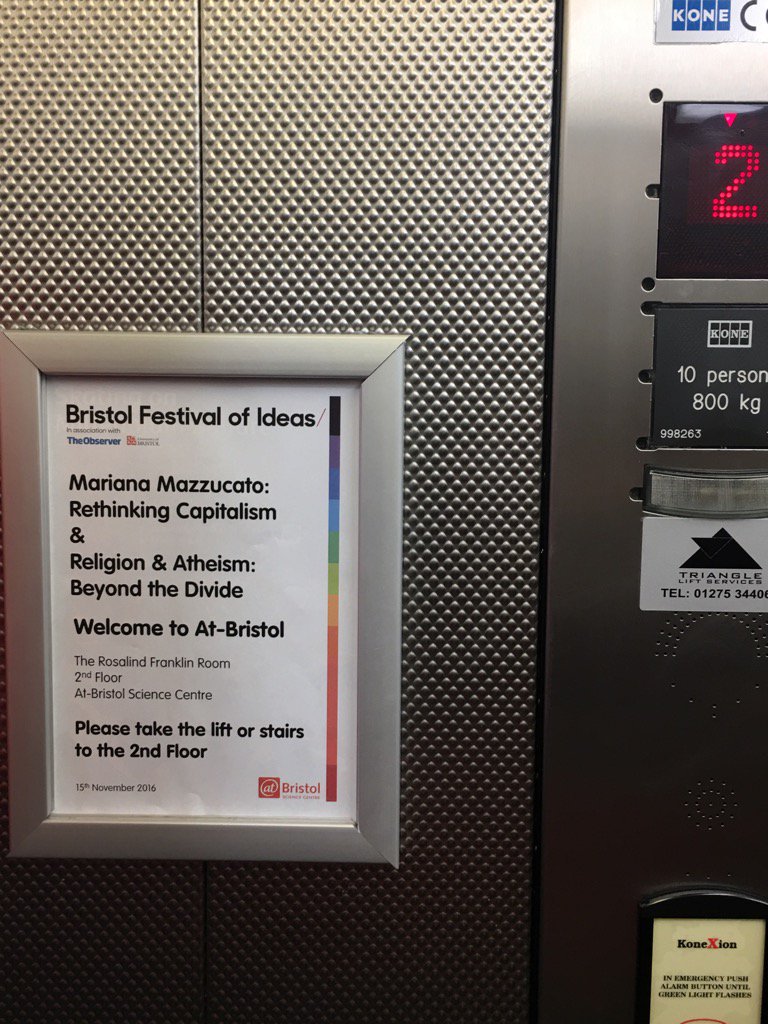 Got worried in elevator when I thought my #economicsfest talk had to cover a bit too much ground....@FestivalofIdeas https://t.co/7cl0cWgtZv